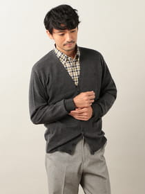 ウォッシャブルカーディガン