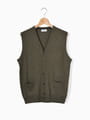 ウォッシャブルニットベスト