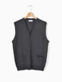 ウォッシャブルニットベスト