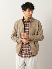 ガーターストライプニット