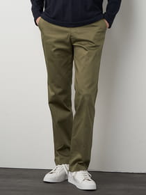 【キングサイズ】ライトサテンクールストレートパンツ