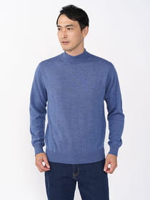 【3buy40%OFF！対象商品】【キングサイズ】ウォッシャブルハイネックニット