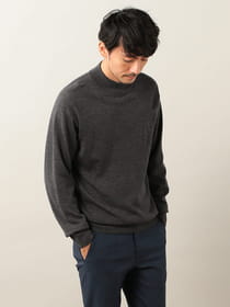 【3buy40%OFF！対象商品】【キングサイズ】ウォッシャブルハイネックニット