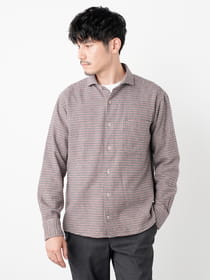 【3buy40%OFF！対象商品】【キングサイズ】ガンクラブチェック長袖シャツ