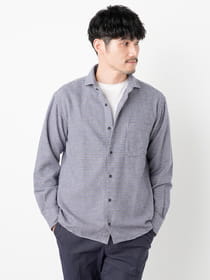 【3buy40%OFF！対象商品】【キングサイズ】ガンクラブチェック長袖シャツ