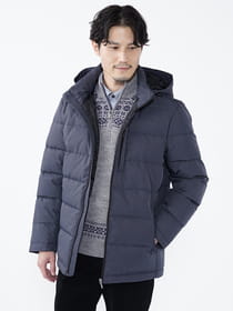 【キングサイズ】ライトドビークロスダウンブルゾン