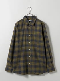 イエロータータンチェックシャツ