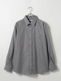 ギンガムチェックシャツ