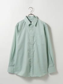 グリーンシャンブレーシャツ