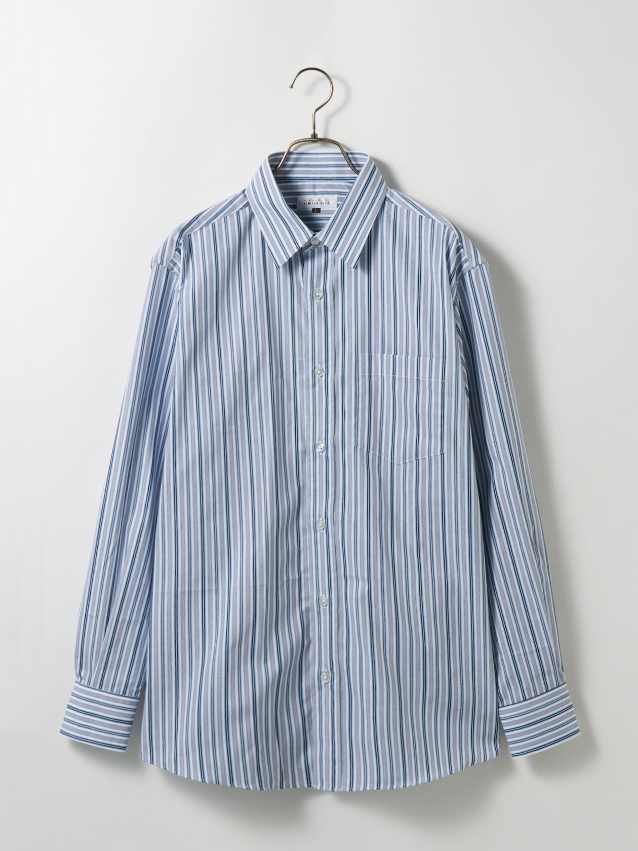 ランダムストライプシャツ