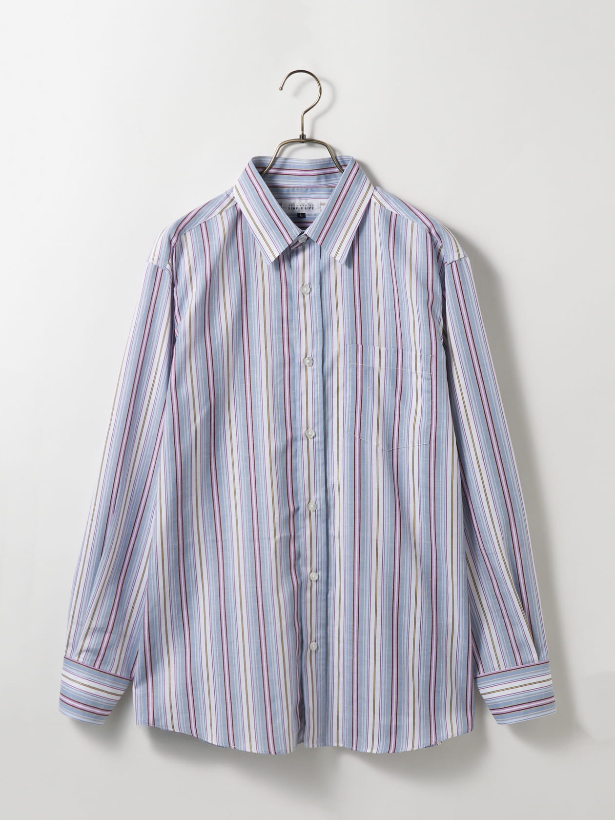マルチストライプシャツ