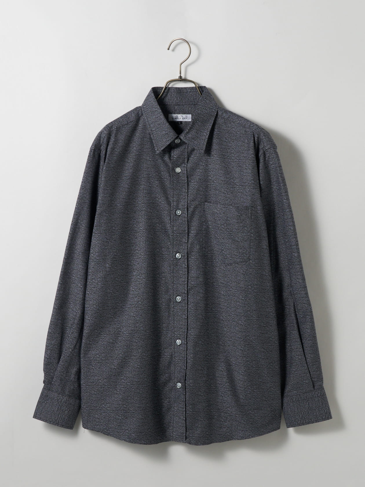 ボタニカルグレーシャツ