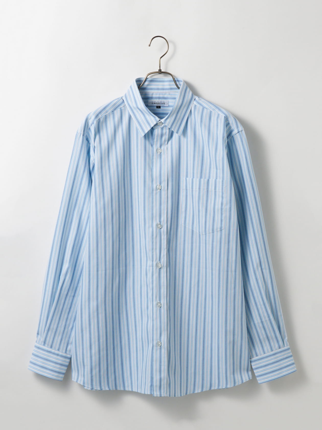 ランダムストライプシャツ
