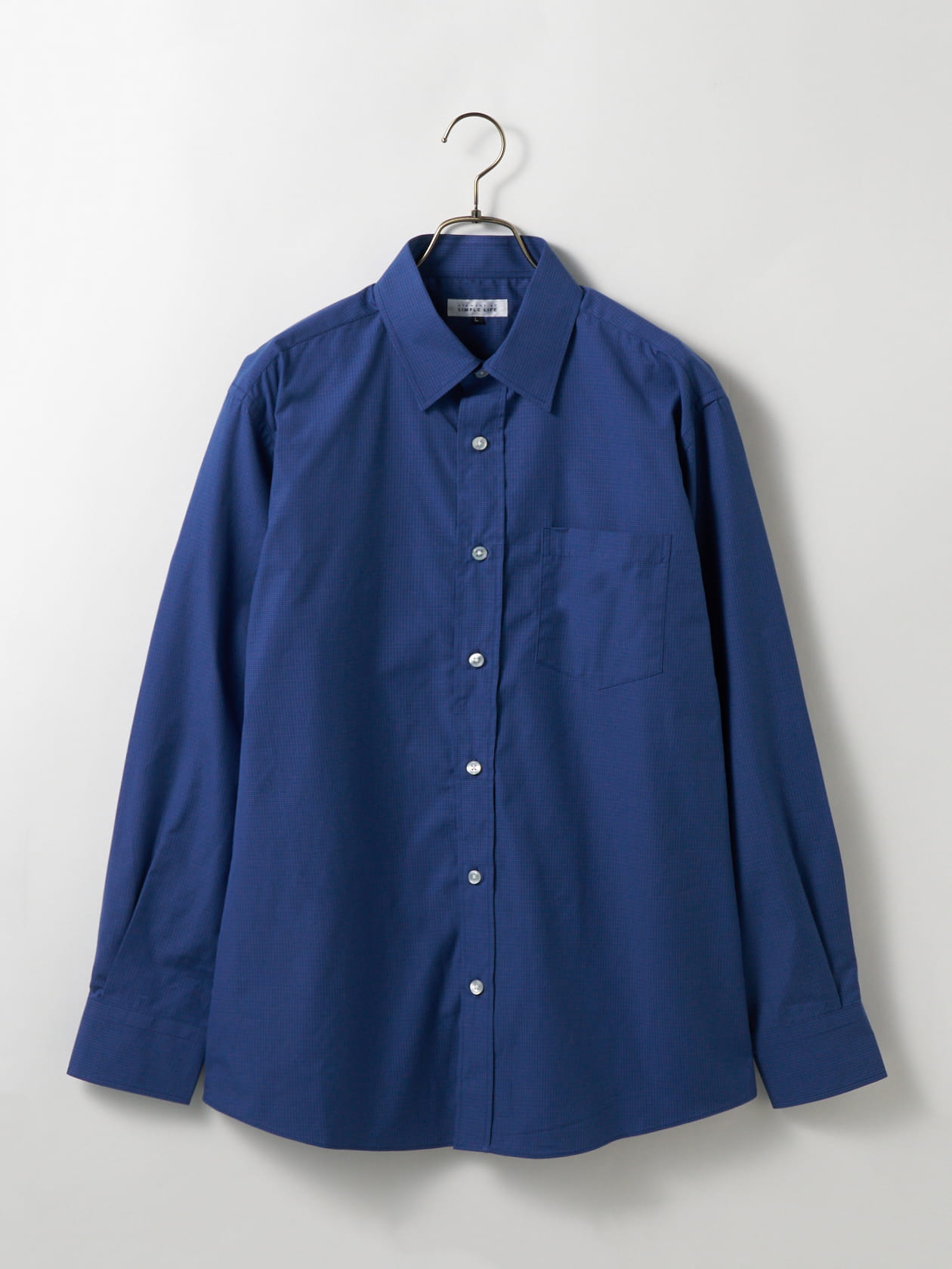 マイクロオーバーチェックシャツ