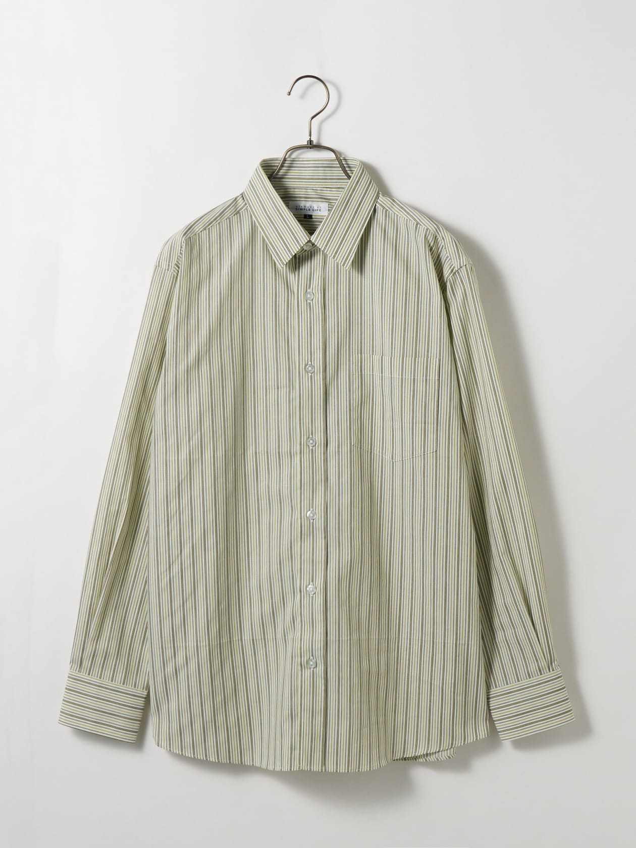 カラートーンストライプシャツ