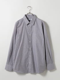 バイアスストライプシャツ