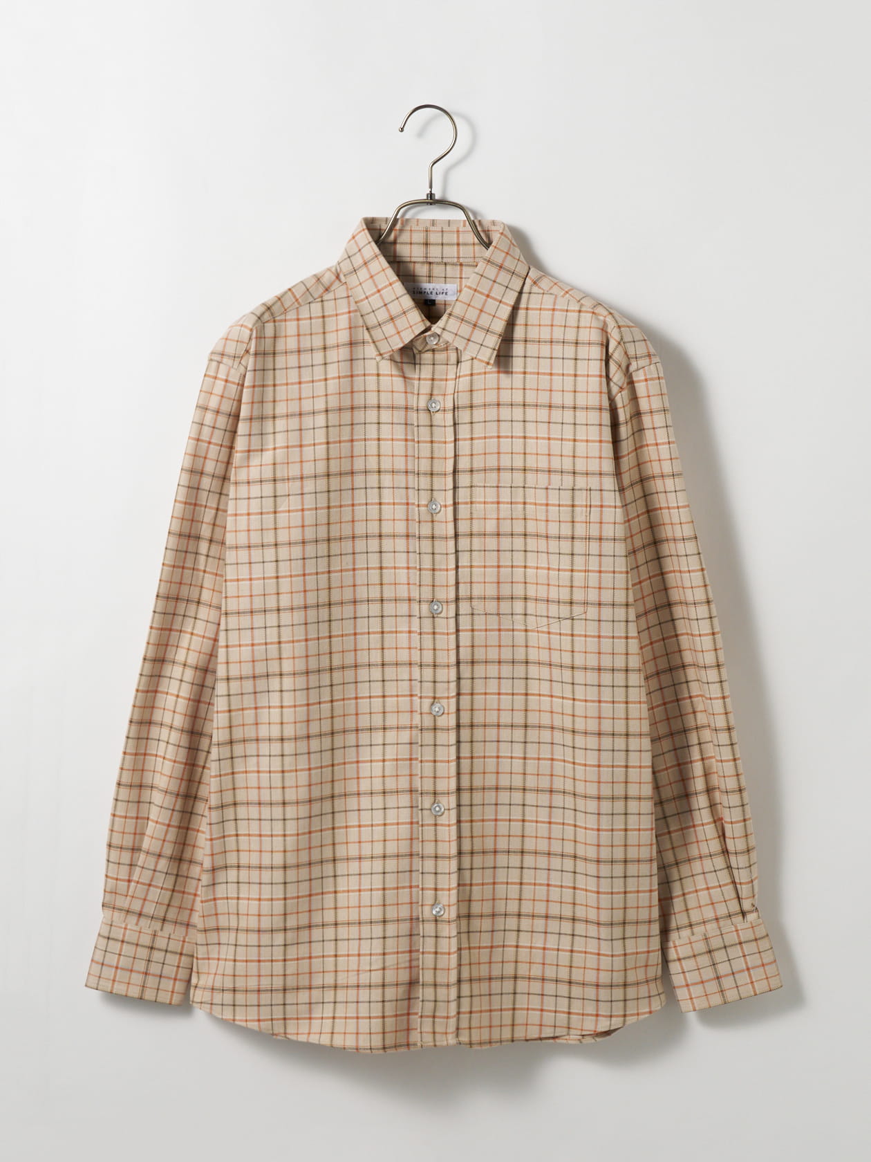 ブロックチェックシャツ
