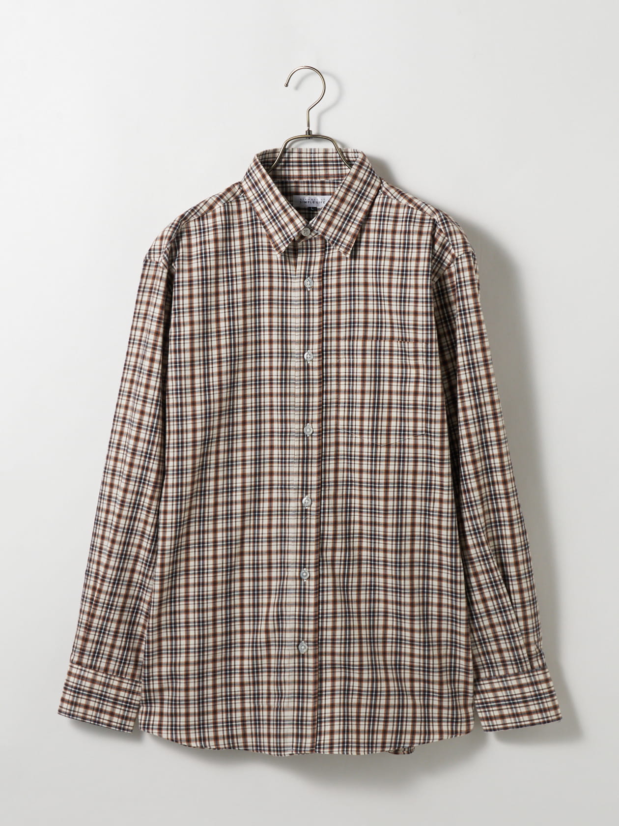 タータンチェックシャツ