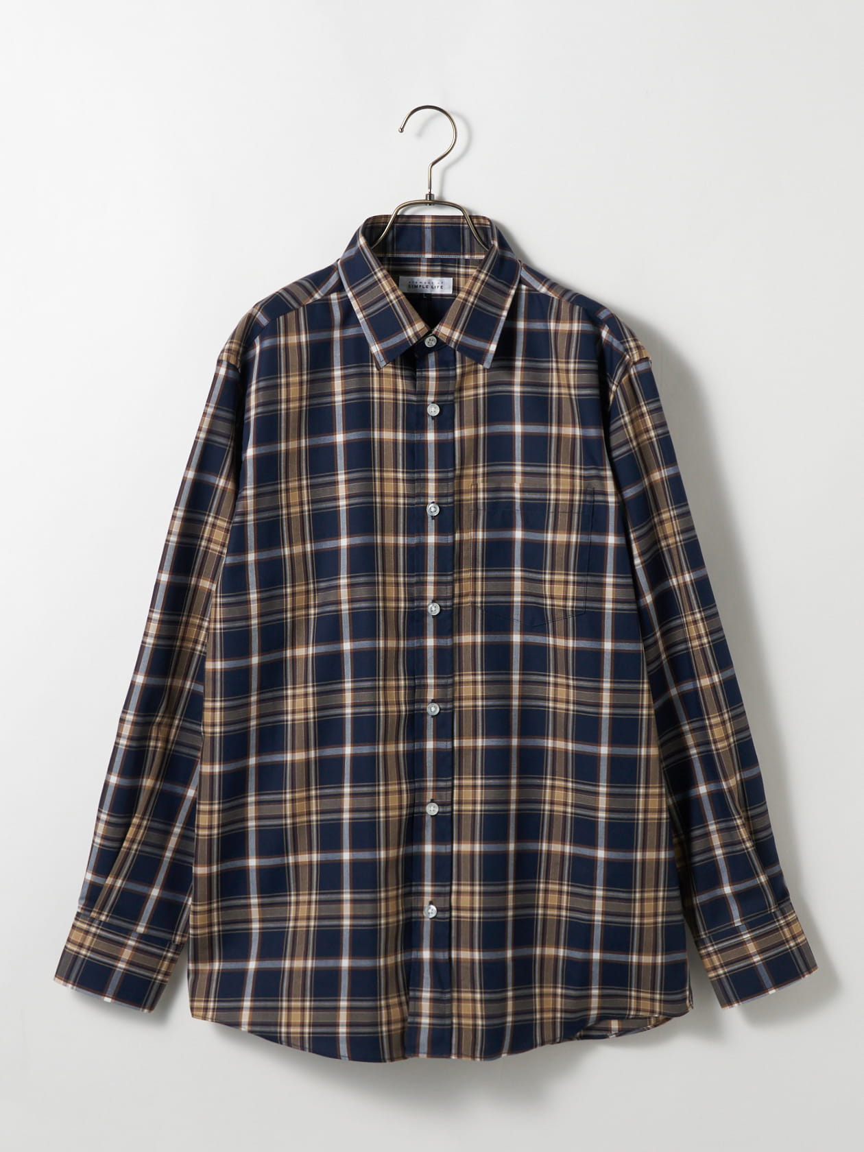 タータンチェックシャツ