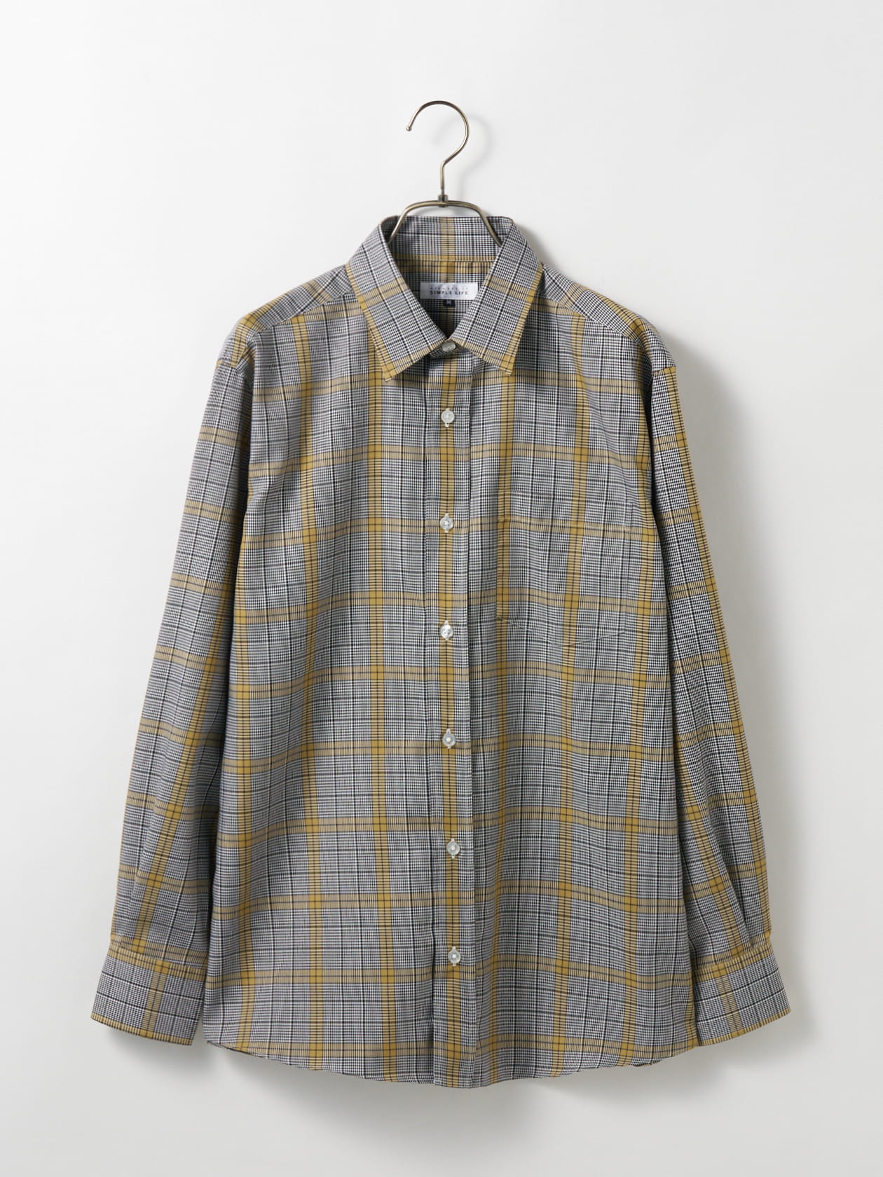 ハウンドトゥースシャツ