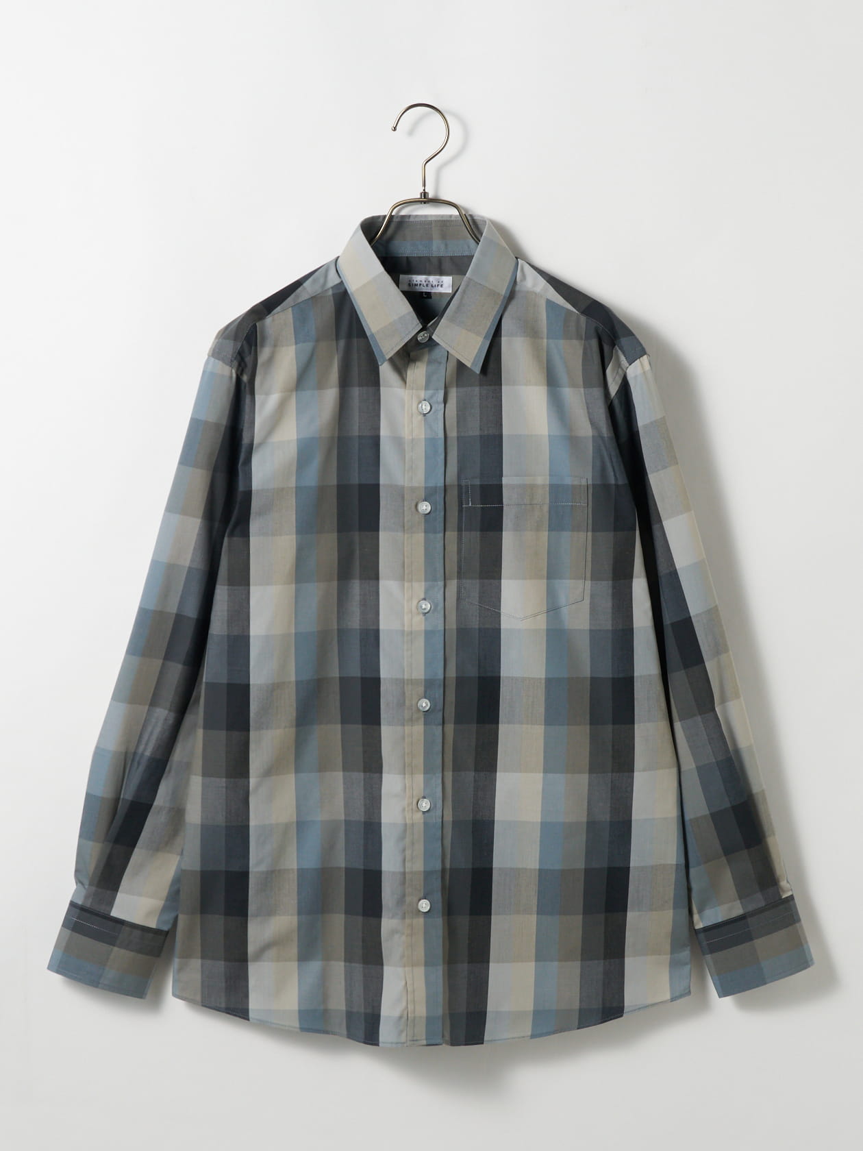 ビッグチェックシャツ