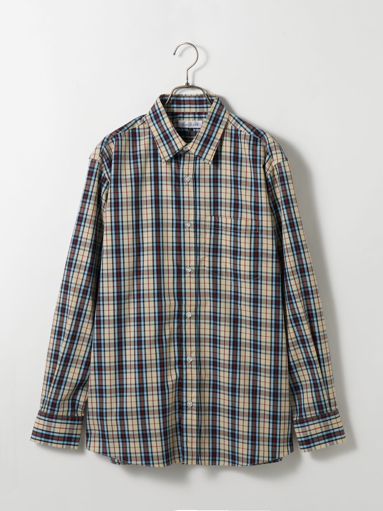 タータンチェックシャツ