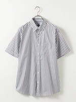 SUTOA マルチカラー ストライプ 半袖Tシャツ L 日本製マルチストライプ半袖ボタンダウンシャツ | 【公式】SPU