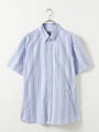 マルチストライプシャツ（半袖）