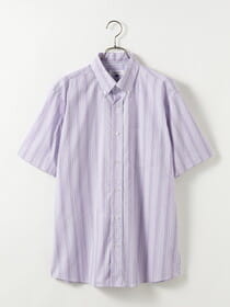 ランダムストライプシャツ（半袖）