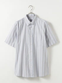 ランダムストライプシャツ（半袖）
