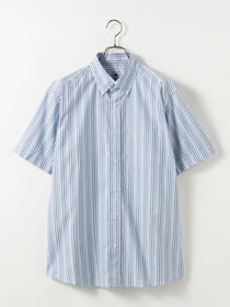 オルタネイトストライプシャツ（半袖）