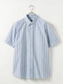 オルタネイトストライプシャツ（半袖）