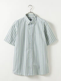 ランダムストライプシャツ（半袖）