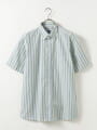 ランダムストライプシャツ（半袖）