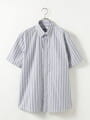 ランダムストライプシャツ（半袖）