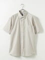 オルタネイトストライプシャツ（半袖）