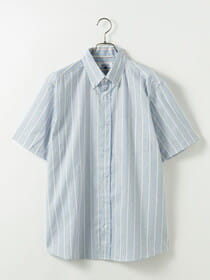 オルタネイトストライプシャツ（半袖）