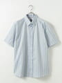 オルタネイトストライプシャツ（半袖）