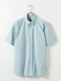 ライトブロックチェックシャツ（半袖）