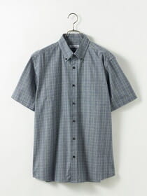 ライトブロックチェックシャツ（半袖）