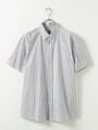 ダブルトラックストライプシャツ（半袖）