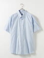 ジャカードストライプシャツ（半袖）