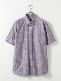 ≪WEB限定/1,111円OFF！対象商品≫バイアスストライプシャツ（半袖）