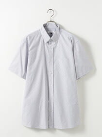 【早割30%OFF対象】デザインストライプシャツ(半袖)