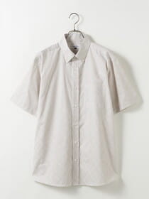 【3buy40%OFF！対象商品】デザインストライプシャツ（半袖）