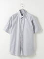 デザインストライプシャツ（半袖）