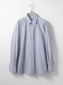 ブルーストライプシャツ