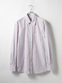 【早割30%OFF対象】マルチストライプシャツ