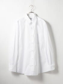 シャドーストライプシャツ/ホワイト