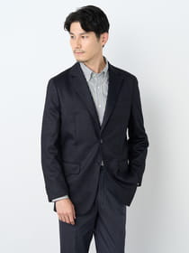 【早割30%OFF対象】尾州生地ウールトップグレンチェックジャケット
